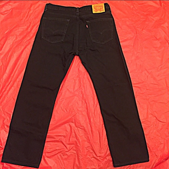 💝Men’s Levi 505 Regular Fit Straight Leg Jeans - Picture 3 of 4