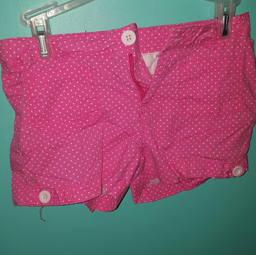 GIRLS polka dot shorts