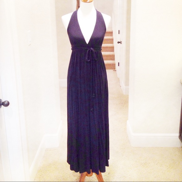 J. Crew Dresses & Skirts - NWT J. Crew halter jersey dress in navy - size 6