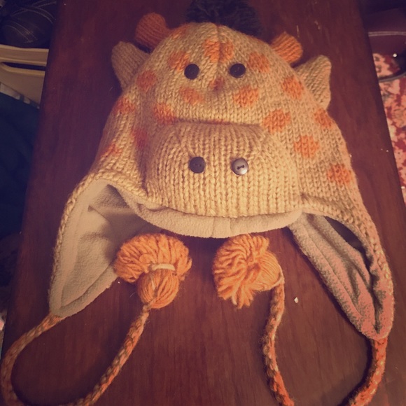 Toddler Giraffe & Frog Hats, OS, EUC - Picture 2 of 4