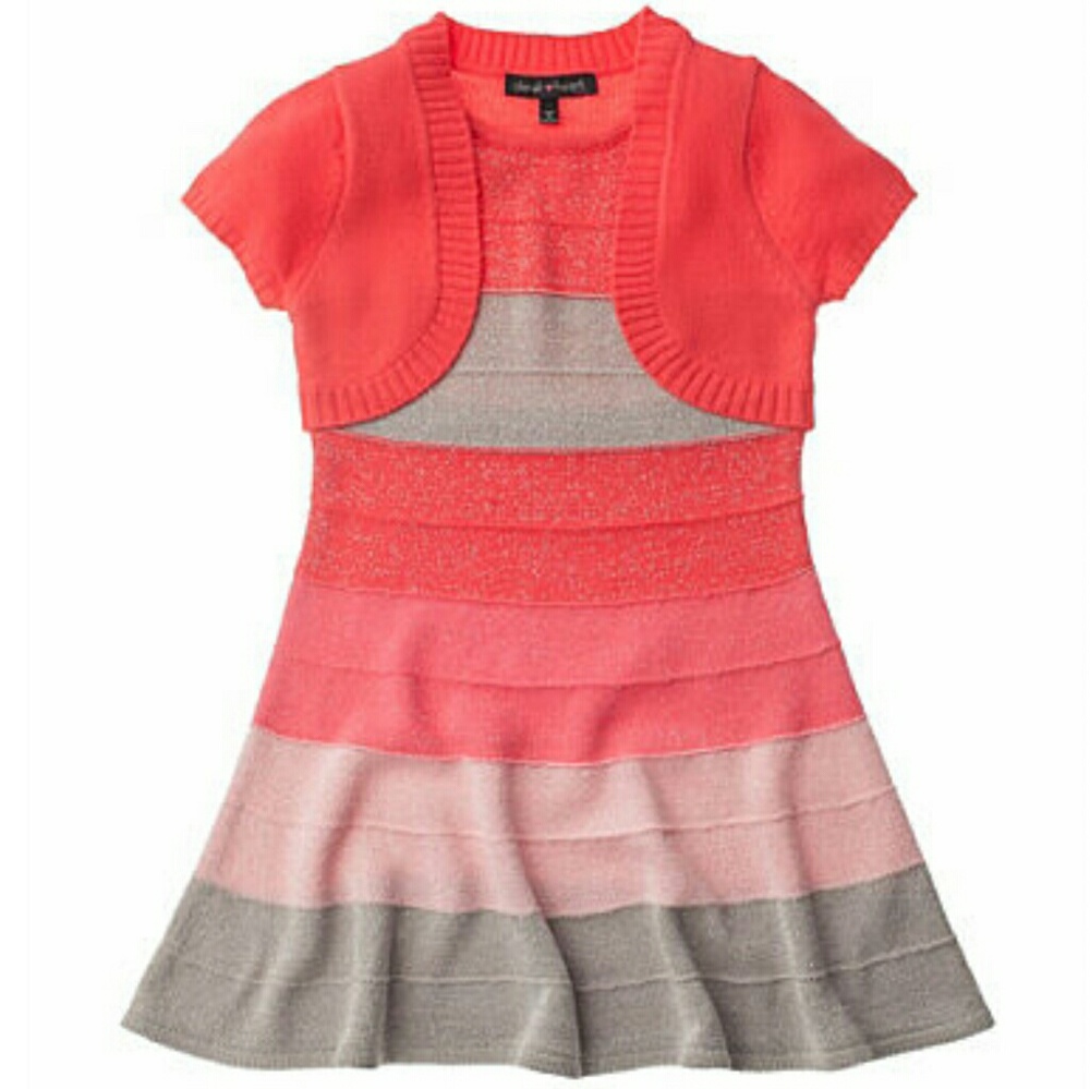 🎉HOST PICK🎉 Girl's 2-pc Shrug & Sweater Dress