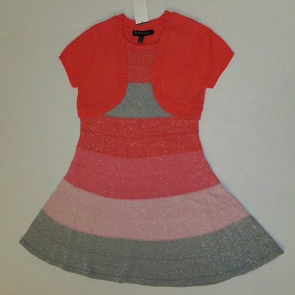 🎉HOST PICK🎉 Girl's 2-pc Shrug & Sweater Dress - Picture 2 of 3