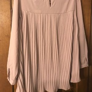 Deep Blush Hi-Lo Blouse