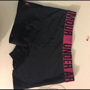 Under armour spandex shorts