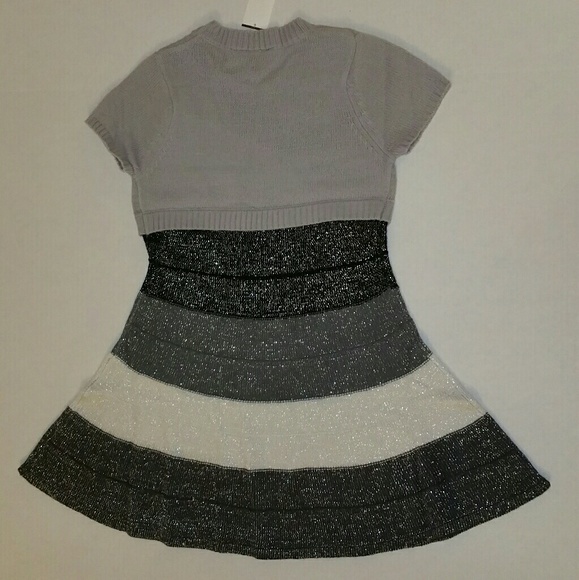 Girl's 2-pc Shrug & Sweater Dress Set - Picture 3 of 3