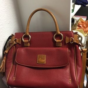Dooney & Bourke red satchel purse