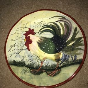 Decorative roaster plate