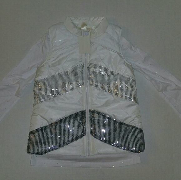 Girl's Sequin Vest & Sparkling Top - Picture 2 of 3