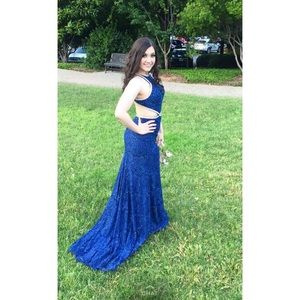 Size 4 Navy Prom Dress