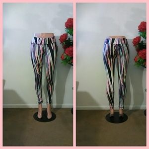 Brand New Material Girl Multi Color Yoga Leggings