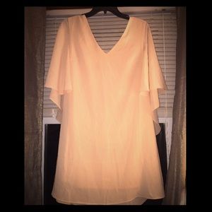 Cross backed cocktail dress