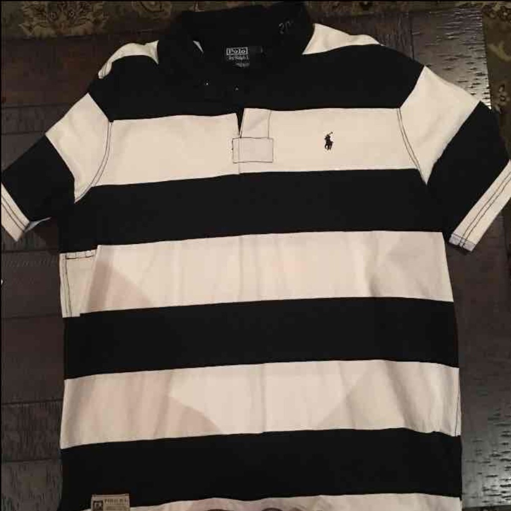 Black and White Ralph Lauren Polo.