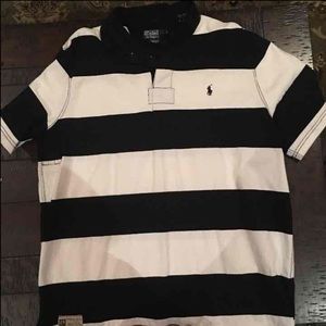 Black and White Ralph Lauren Polo.