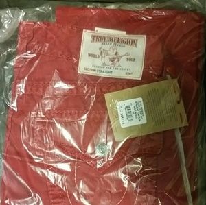 True religion jeans red