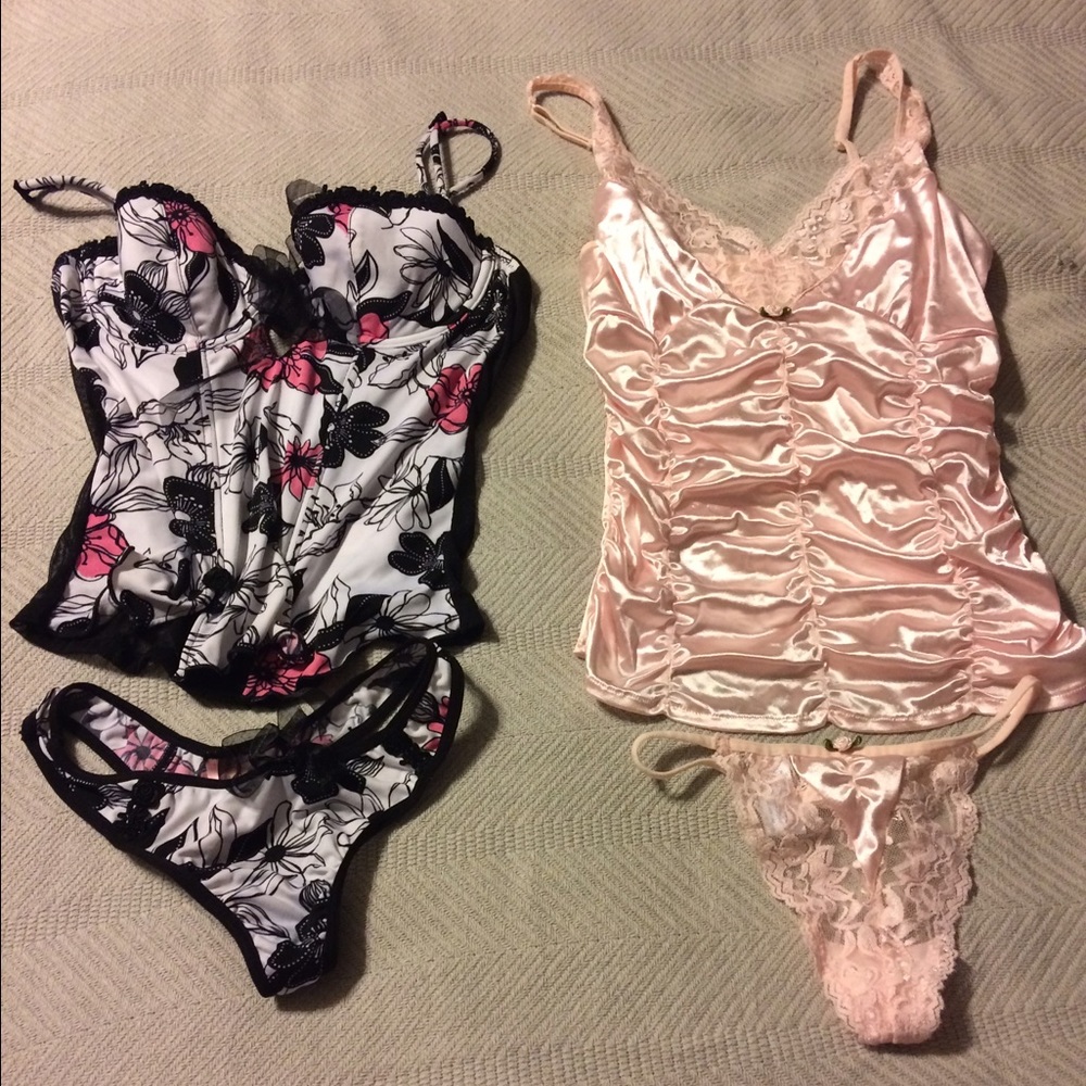 2 sets of beautiful intimates.