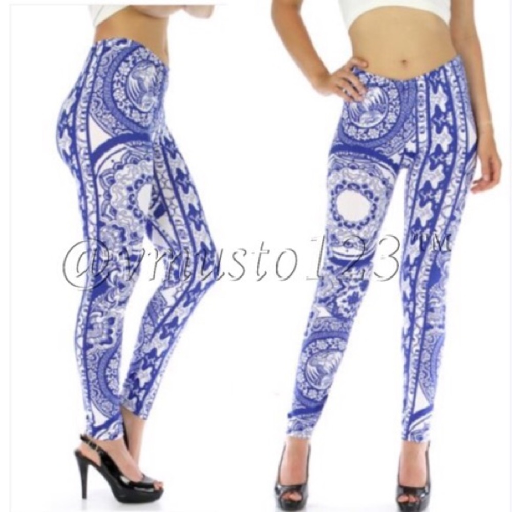 STRETCHY CHINA DOLL LEGGING - Picture 3 of 3