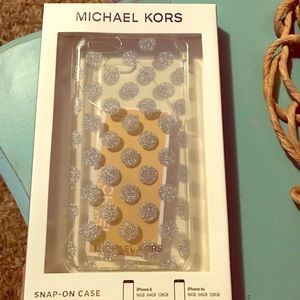 Michael Kors snap on cell phone case.