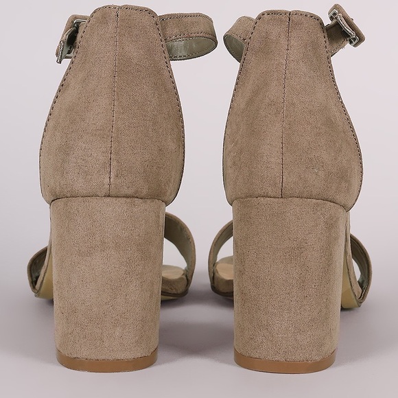 taupe chunky heel LAST PAIR 6.5 - Picture 6 of 7