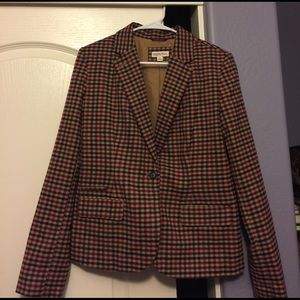 Plaid/checkered blazer