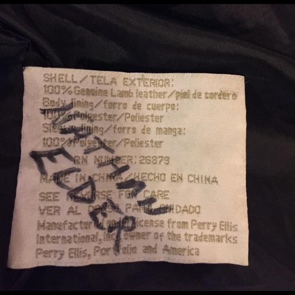 Black Perry Ellis Portfolio jacket - Picture 3 of 4