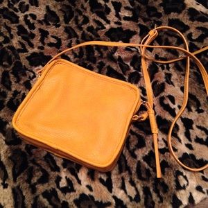 Mustard cross body bag