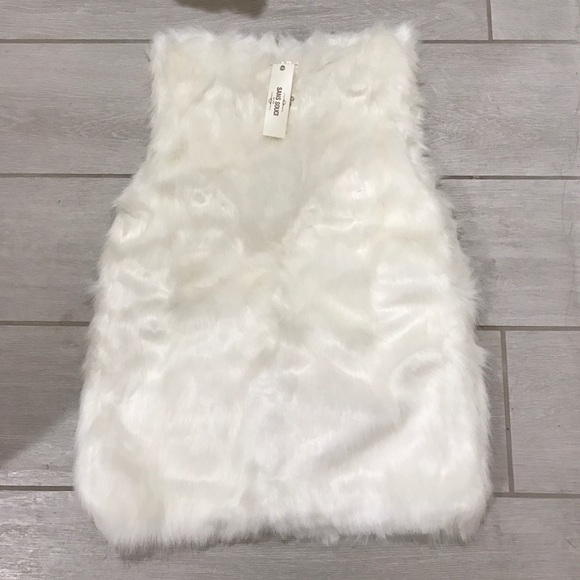 Jackets & Coats - White faux fur vest Jackets & Coats - White faux fur vest
