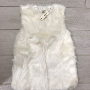 Jackets & Coats - White faux fur vest Jackets & Coats - White faux fur vest