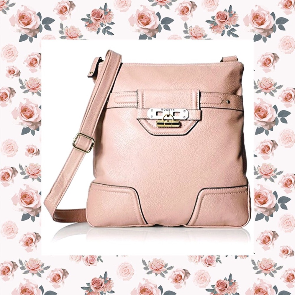 Sold 🌸 Pink Crossbody Bag by Rosetti