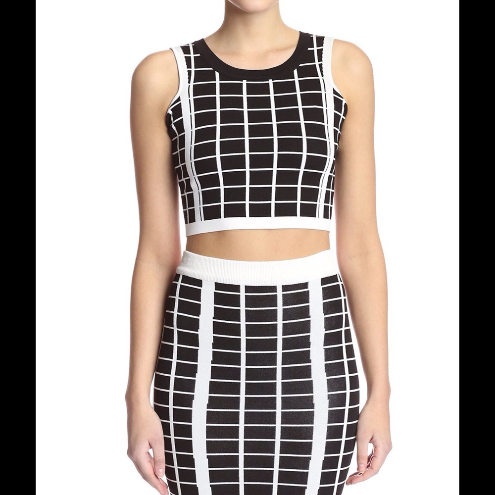 Stella & Jamie Borgia Crop Top/Pencil Skirt