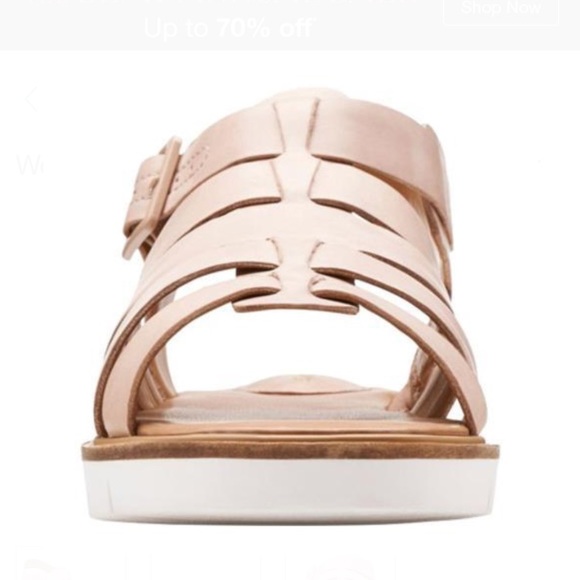 🆕Women's Clarks Lydie Kona Nude Leather - Picture 3 of 5