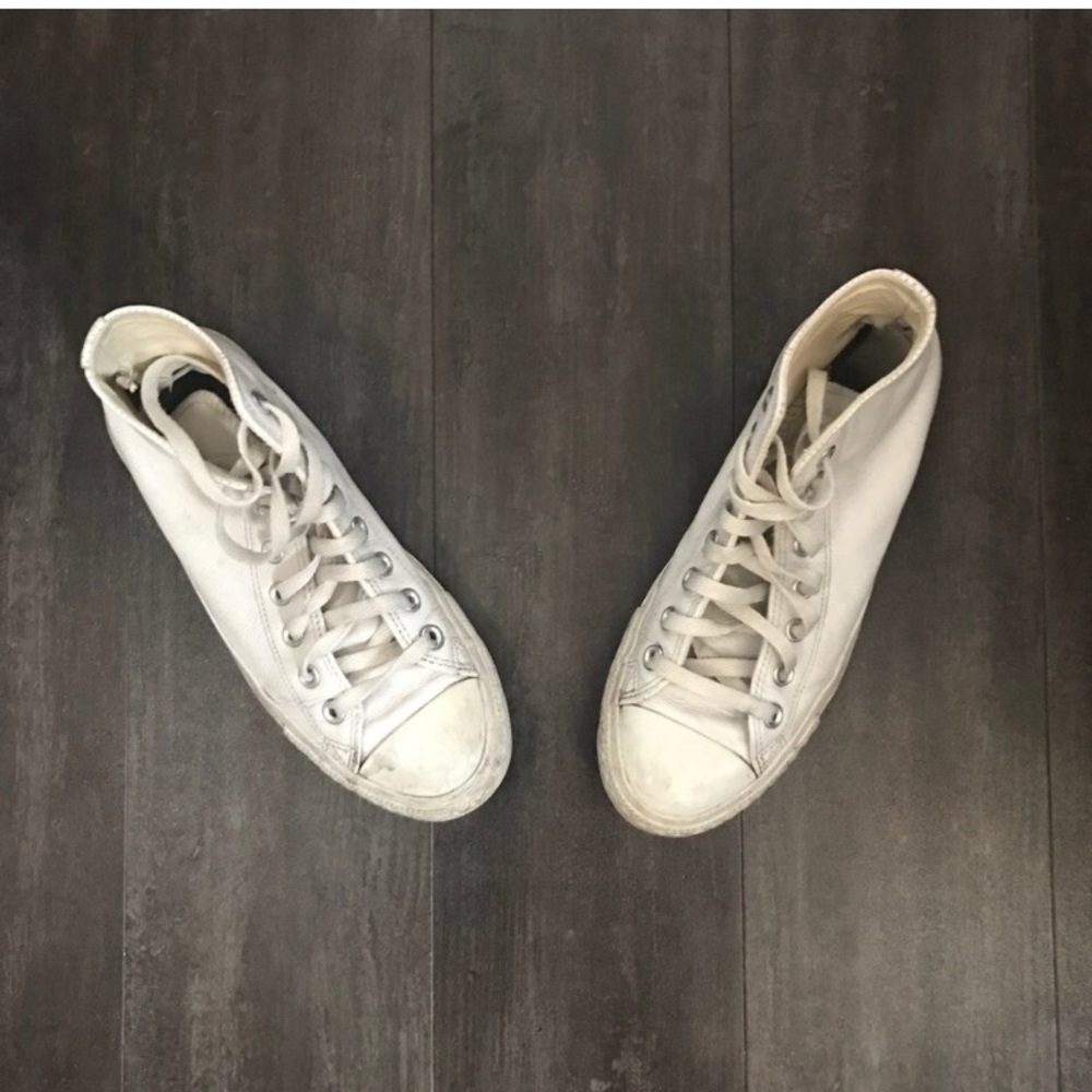 Leather converse