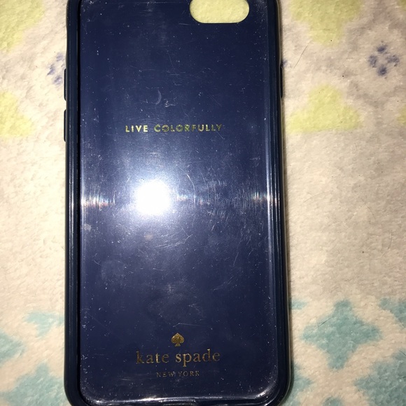 Blue and white chevron IPhone 6 or 6s Kate spade - Picture 3 of 3