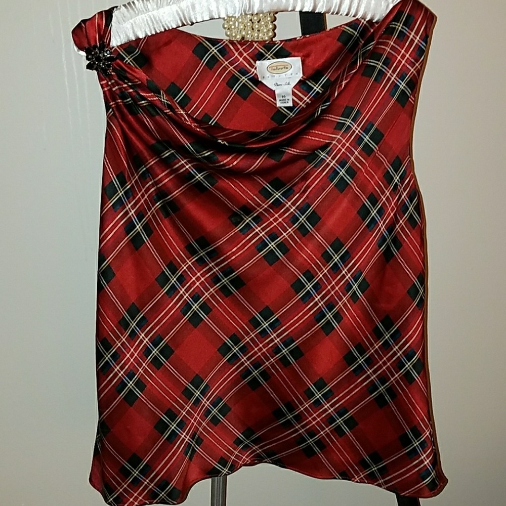 100% Silk Women's Sleeveless Blouse