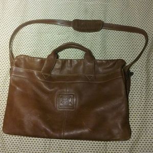 Geoffrey Beene GB original leather bag