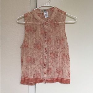 Love & Friends see-through lace top