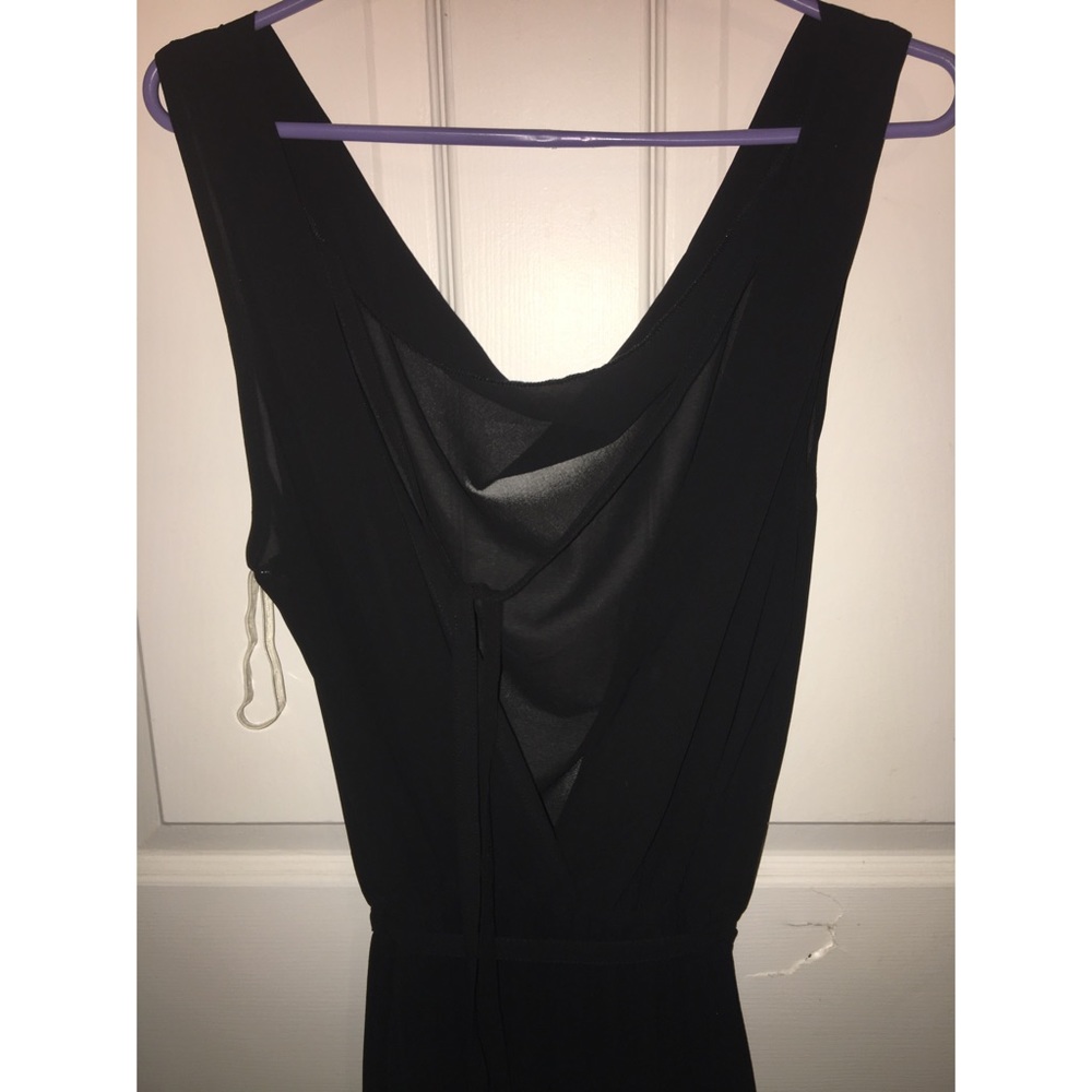 Brand New Sheer pleated wide leg jump suit