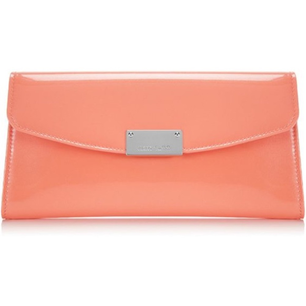 🆕 NIB💖Jimmy Choo Riane Grapefruit Enamel Patent