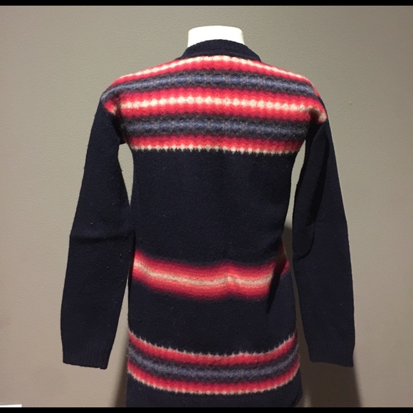 Navy blue button up cardigan - Picture 3 of 3