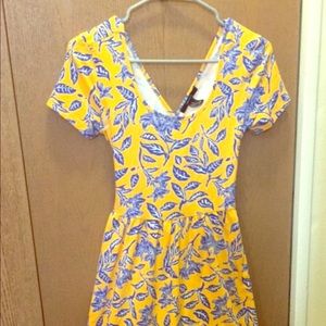 Yellow and Blue summer dress
