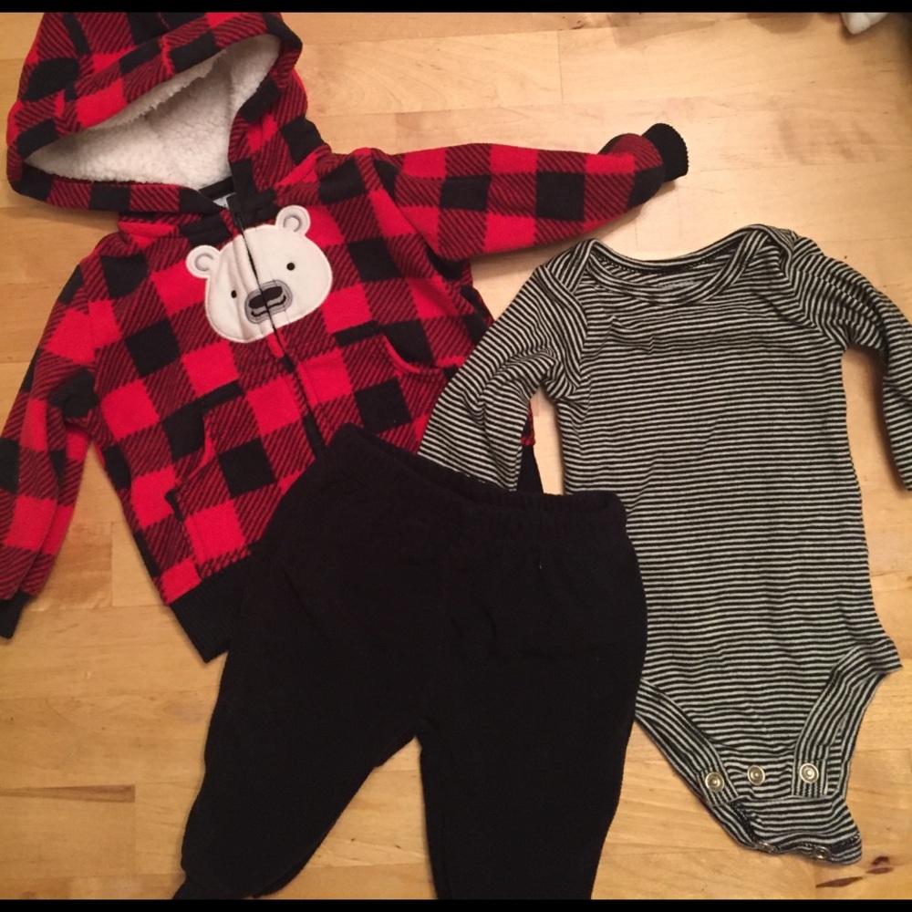 Fleece Hoodie/Pant 3 piece Set