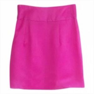Jenni Kayne Designer Pink Silk Skirt - Like New!