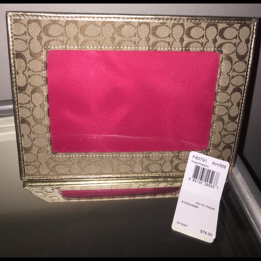 Coach Picture Frame NWT
