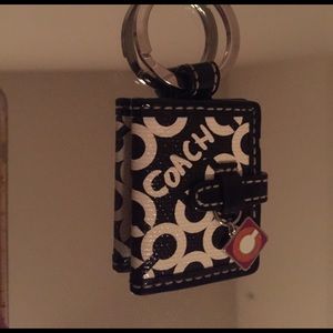 Coach picture key ring