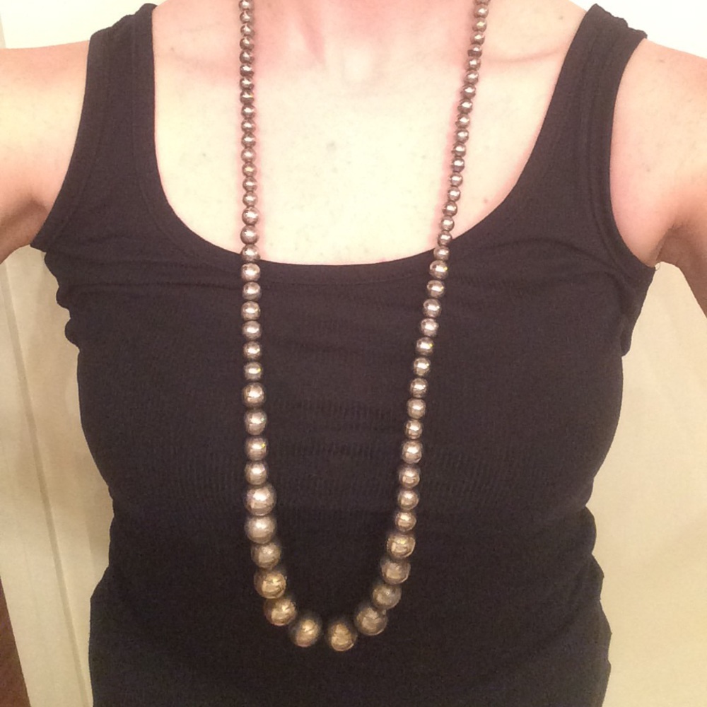 VTG 70's Disco Long Beaded Necklace