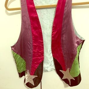 Vintage rainbow vest