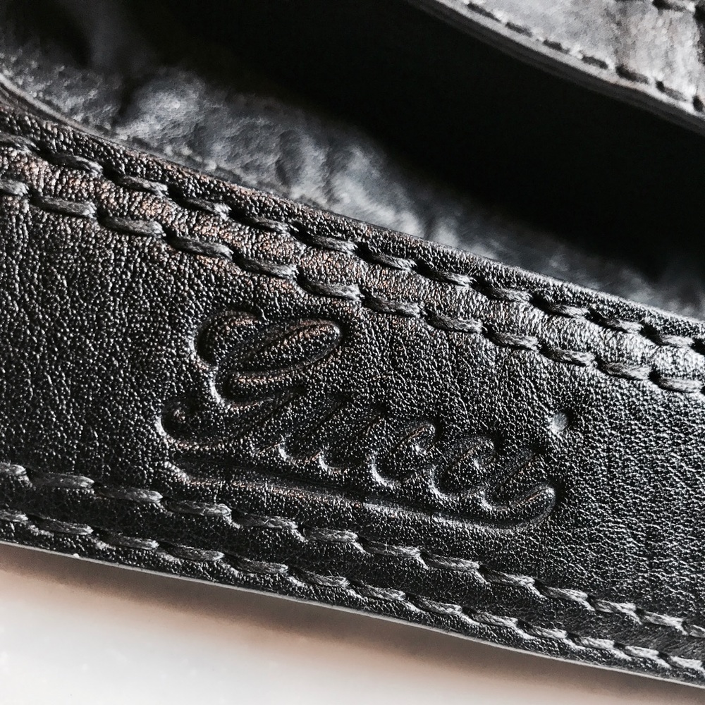 Gucci Hobo Black Lamb Leather Bag Vintage
