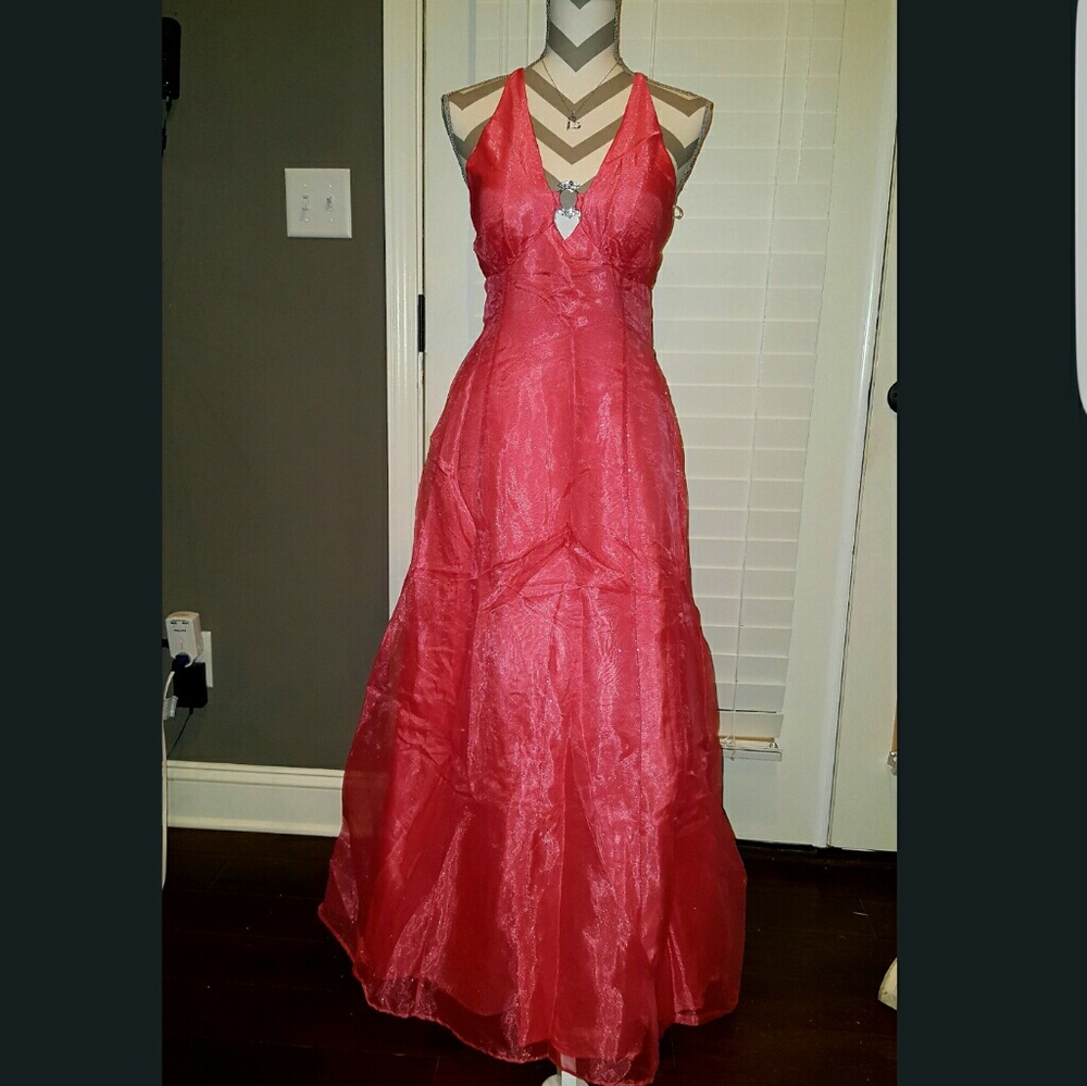 Coral Blondie Nites formal dress size 7