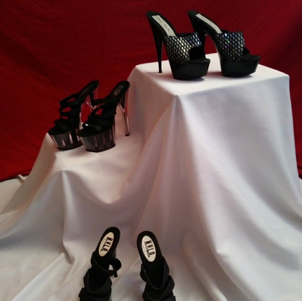 Els? Anita black heels with some sparkle ?