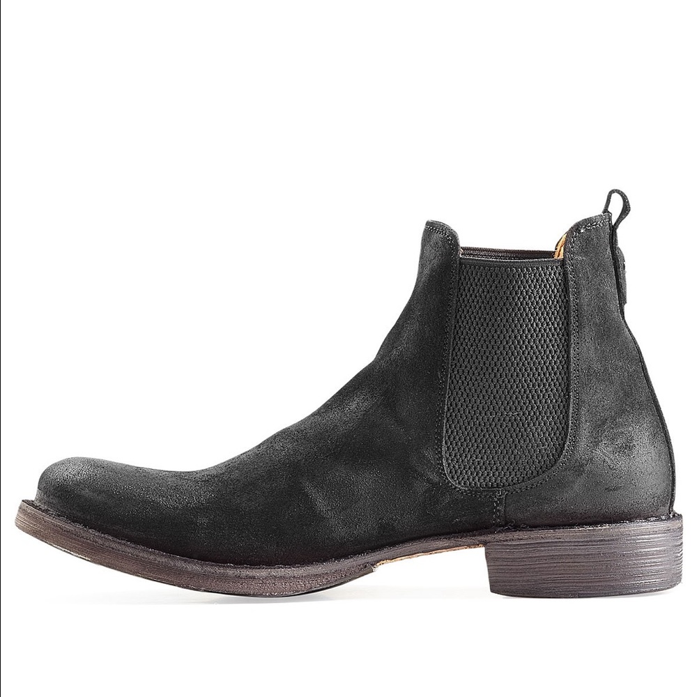 SOLD!! Men's Black Suede Chelsea Boots