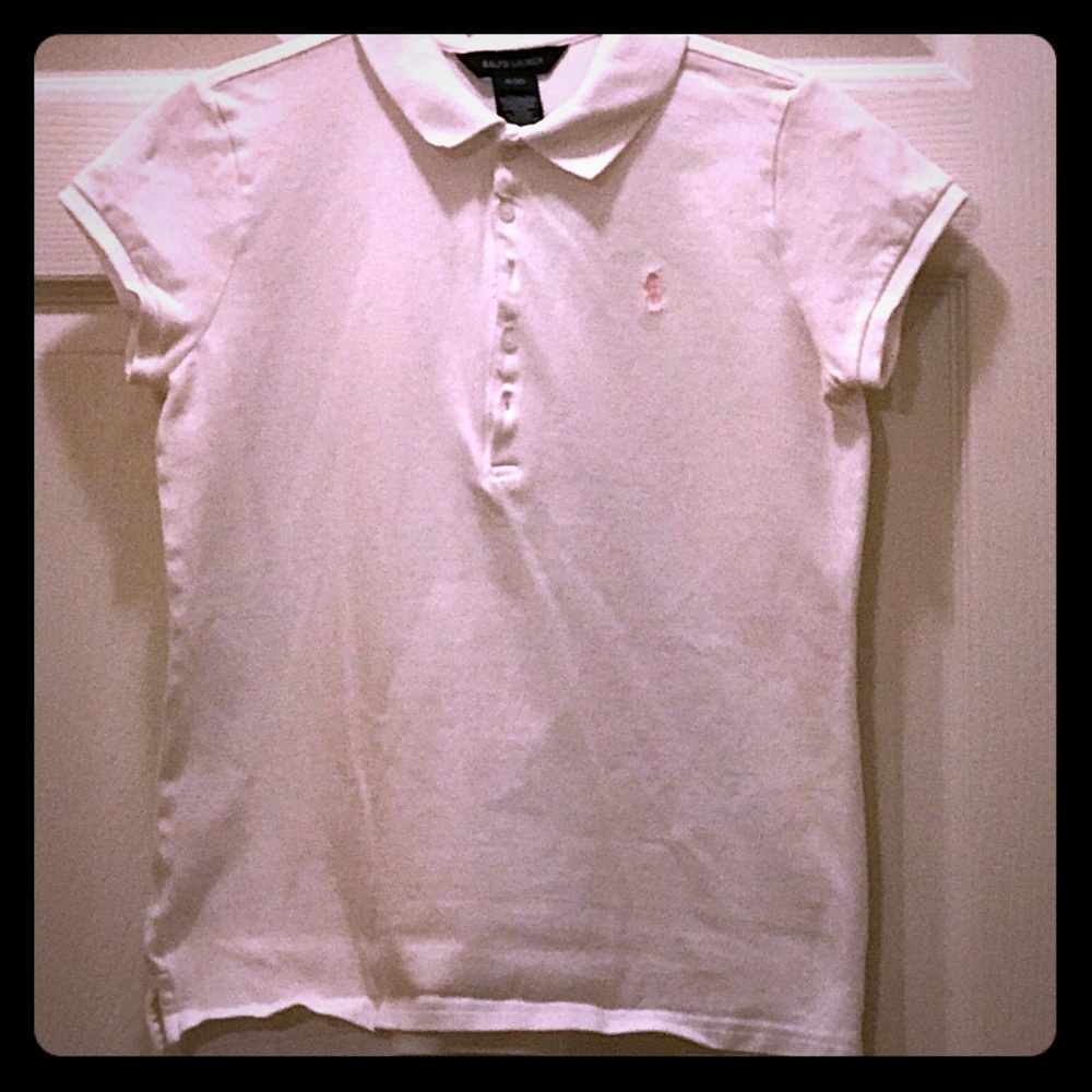 White girls Pink Polo